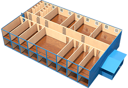 Модульные здания из блок контейнеров